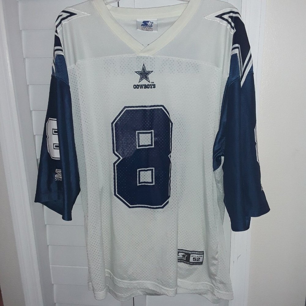 Vintage Dallas Cowboys Troy Aikman Starter Jersey, Size 52/XL, 1995 Era, VGUC